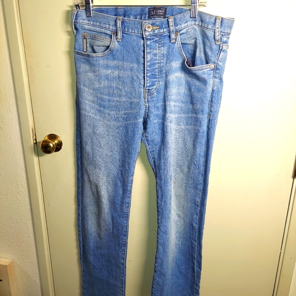 Armani Jeans Other - Armani Jeans Mens 33x32 Med Blue Straight Work School Date